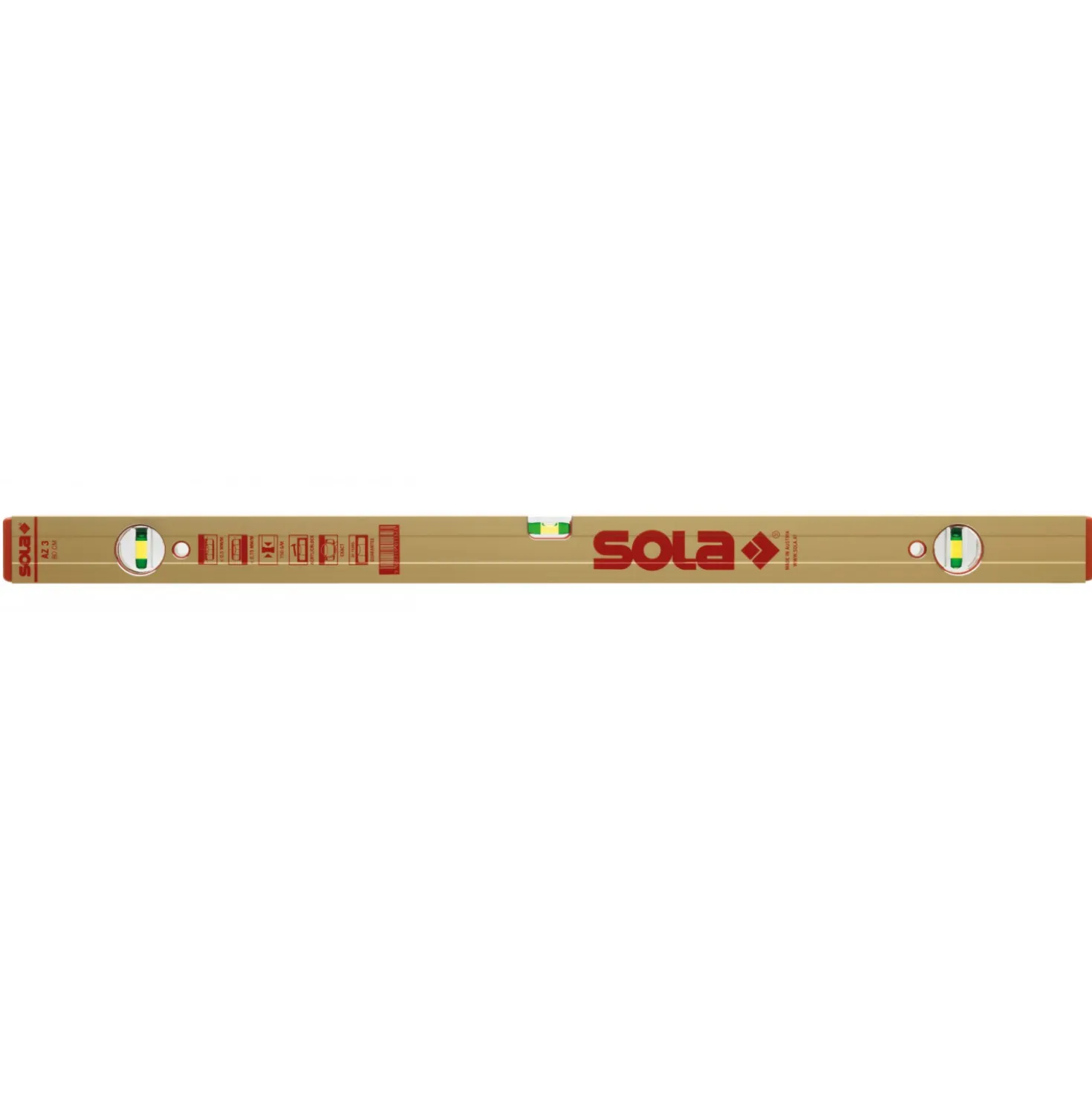 Sola AZ 3 80 Aluminium waterpas - 800mm