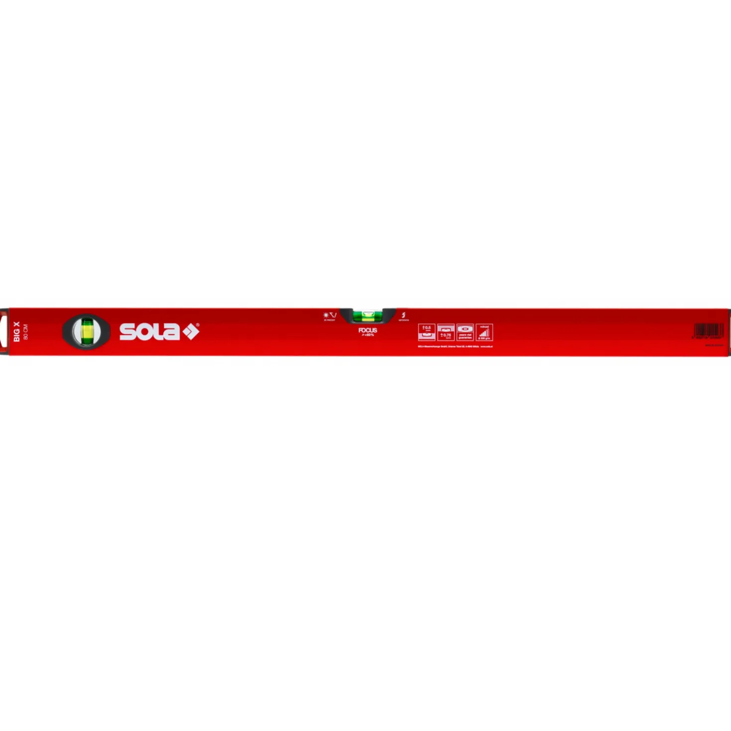 Sola Big X 80 Aluminium waterpas - 800mm