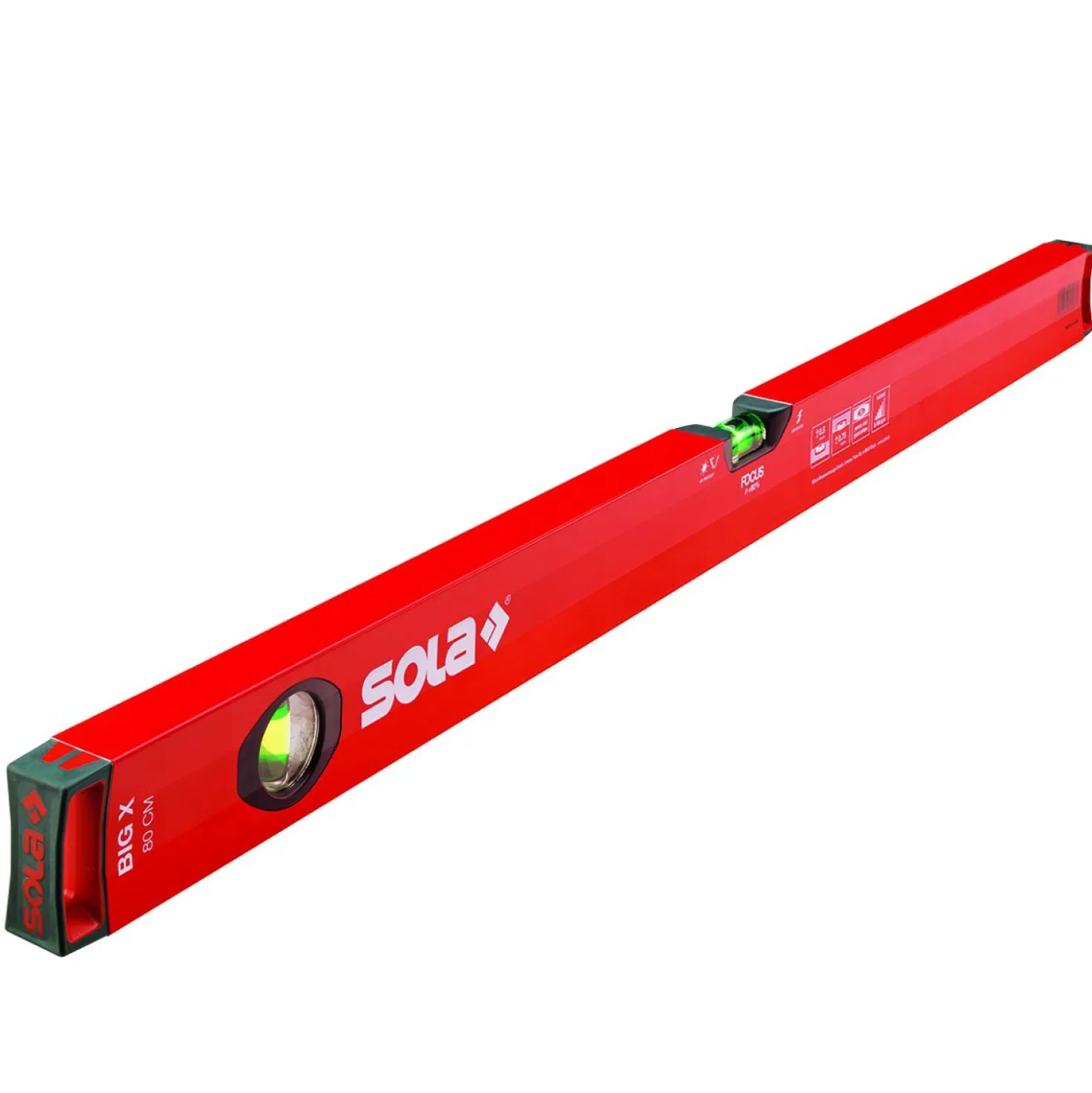 Sola Big X 80 Aluminium waterpas - 800mm