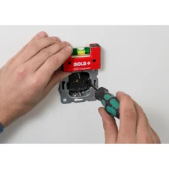 Sola GO! MAGNETIC CLIP waterpas met gordelclip - magnetisch - 75mm