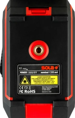 Sola Kruislijnlaser X2 Green in tas - groen - 30m - 2 lijnen - IP54
