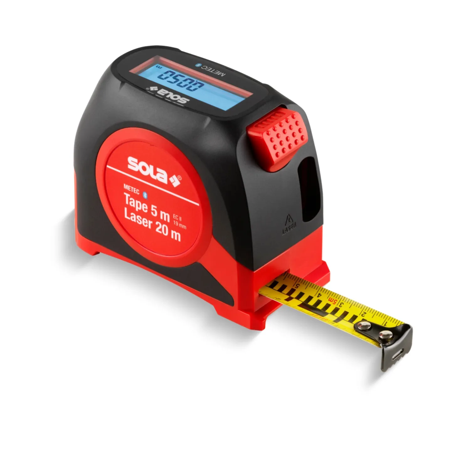 Sola METEC Digitale Rolmaat met Laserafstandsmeter - 5m x 19mm