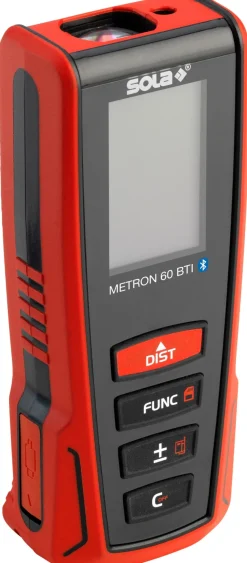 Sola METRON 60 BTI Afstandsmeter in tas - Bluetooth - 60m - IP54