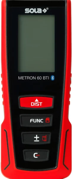 Sola METRON 60 BTI Afstandsmeter in tas - Bluetooth - 60m - IP54