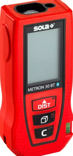 Sola METRON 30 BT Laser afstandsmeter in tas - Bluetooth - 30m