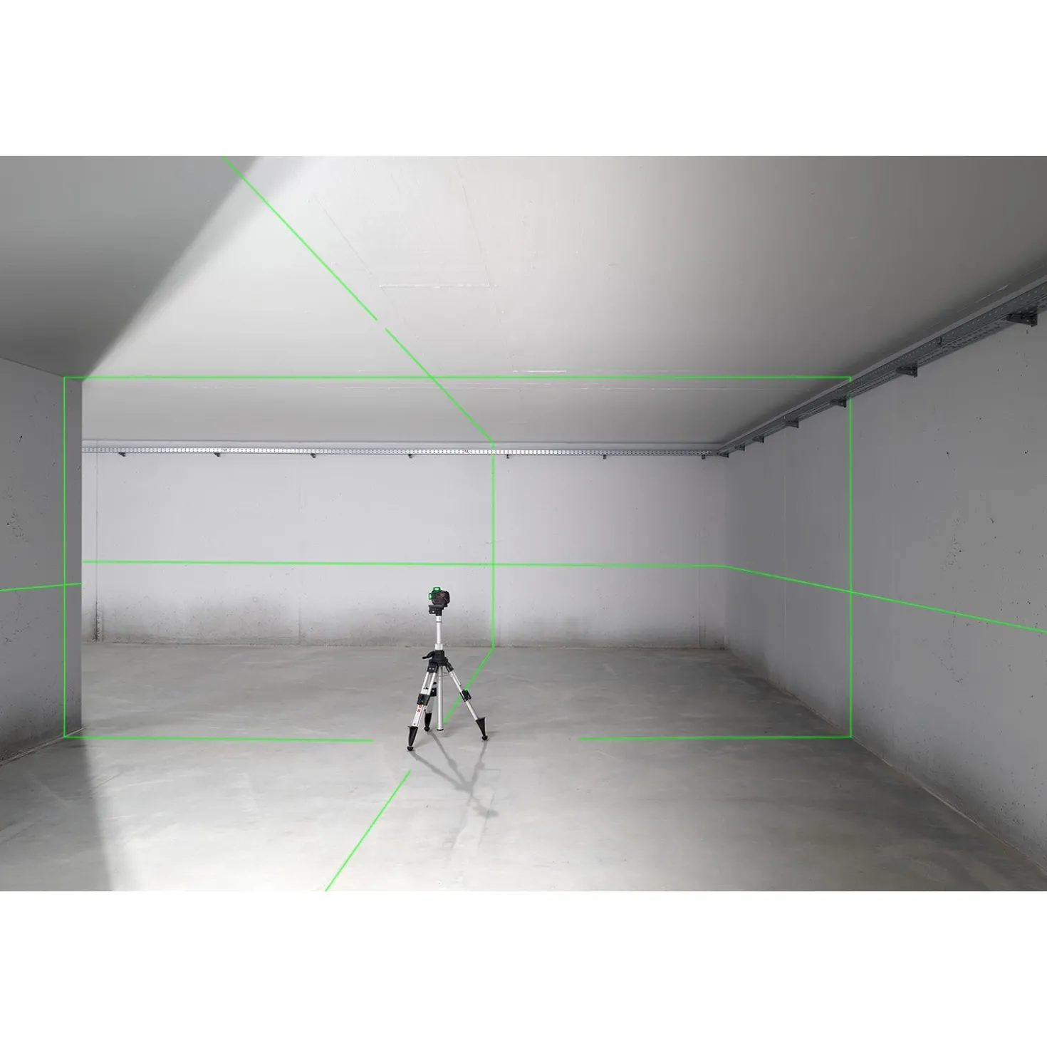Sola PLANO 3D Green Professional 360° Kruislijnlaser Set incl. statief in koffer - Groen