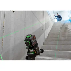 Sola PLANO 3D Green Professional 360° Kruislijnlaser Set incl. statief in koffer - Groen