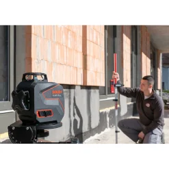 Sola PLANO 3D Green Professional 360° Kruislijnlaser Set incl. statief in koffer - Groen