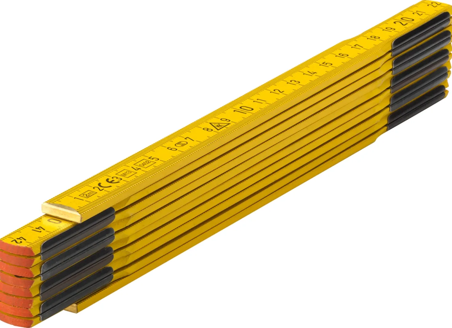 Sola PS 2/10G Duimstok hout - geel - 2m