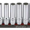 Sonic 301204 10-delige Doppenset 1/2" 12-kant lang op rail 8-19mm