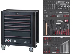 Sonic 714075 NEXT S7 Gevulde gereedschapswagen - 140 delig