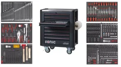 Sonic 738477 NEXT S9 Gevulde gereedschapswagen - 384 delig