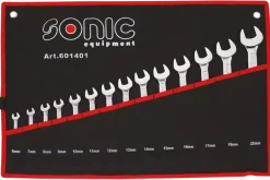 Sonic 601401 Ringsteeksleutel set in etui - 14 delig