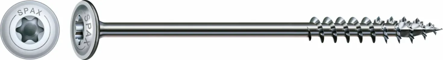 SPAX Hi-Force Spaanplaatschroef - T30 - Discuskop - Deeldraad - WIROX - 100st