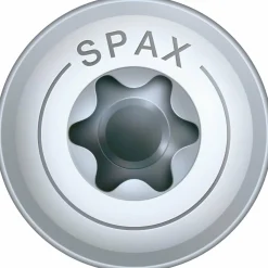 SPAX Hi-Force Spaanplaatschroef - T30 - Discuskop - Deeldraad - WIROX - 100st