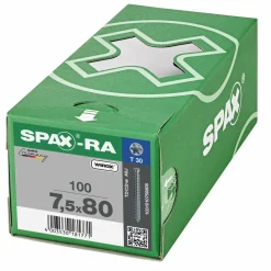 SPAX Kozijnschroef - T30 - Cilinderkop - Voldraad - WIROX - 100st