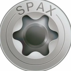 SPAX RVS schroef - T20 - Verzonken kop - Voldraad - Verzinkt - 200st