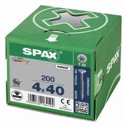 SPAX Universele schroef - T20 - Verzonken kop - Deeldraad - WIROX - 200st