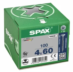 SPAX Universele schroef - T20 - Verzonken kop - Deeldraad - WIROX - 100st