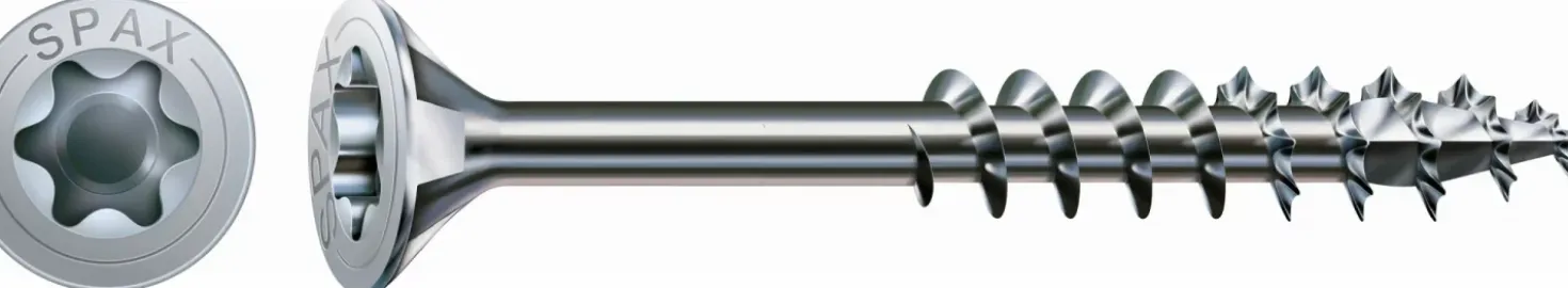 SPAX Universele schroef - T20 - Verzonken kop - Deeldraad - WIROX - 100st