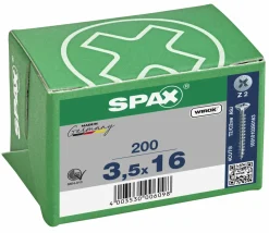 SPAX Universele schroef - Z2 - Verzonken kop - Voldraad - WIROX - 200st