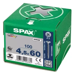SPAX Universele schroef - Z2 - Verzonken kop - Voldraad - WIROX - 100st