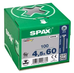 SPAX Universele schroef - Z2 - Verzonken kop - Voldraad - WIROX - 100st