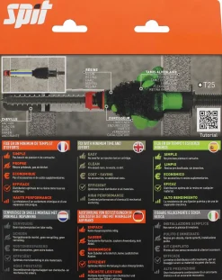 Spit 060231 Easy-Mix Chemisch Mechanisch Anker M10X40 - Blister Van 4 Stuks