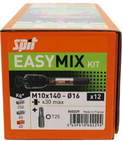 Spit 060229 Easy-Mix Chemisch Mechanisch Anker M10X40 - 12 Stuks
