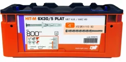 Spit 695875 Hit-M Slagplug incl. 4 boren in koffer - 6x30mm (800st)