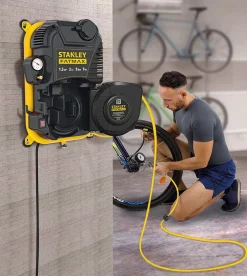 Stanley Fatmax 8215410STF585 Wandcompressor - 1,1 kW - 8 Bar - 160L/min - Olievrij