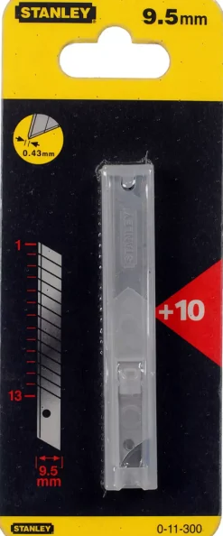 Stanley 0-11-300 Reserve afbreekmessen - 9mm (10st)