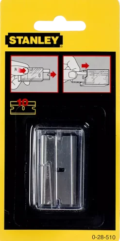Stanley 0-28-510 Reservemesjes voor Glasschraper 1-11-515 - 40mm (10st)