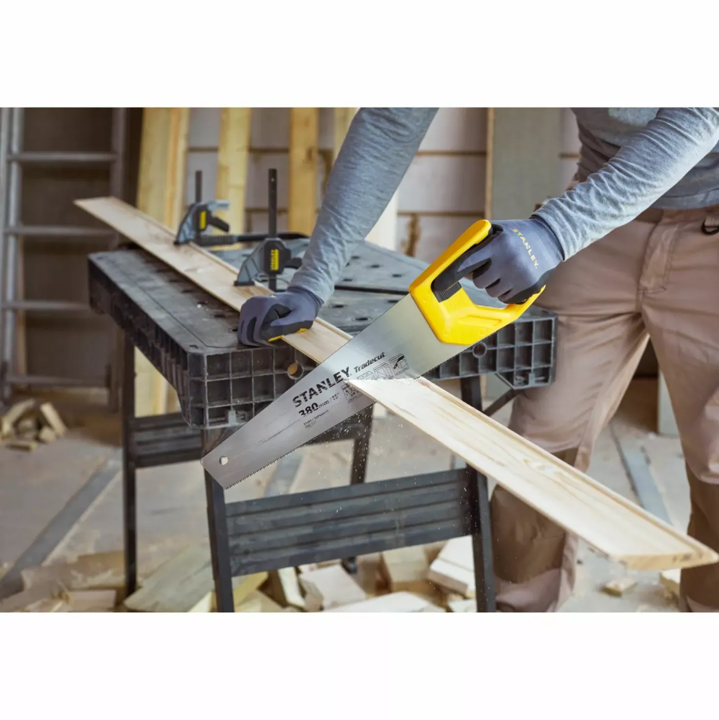 Stanley STHT20349-1 Houtzaag Tradecut Fijn - 380mm - 11 TPI