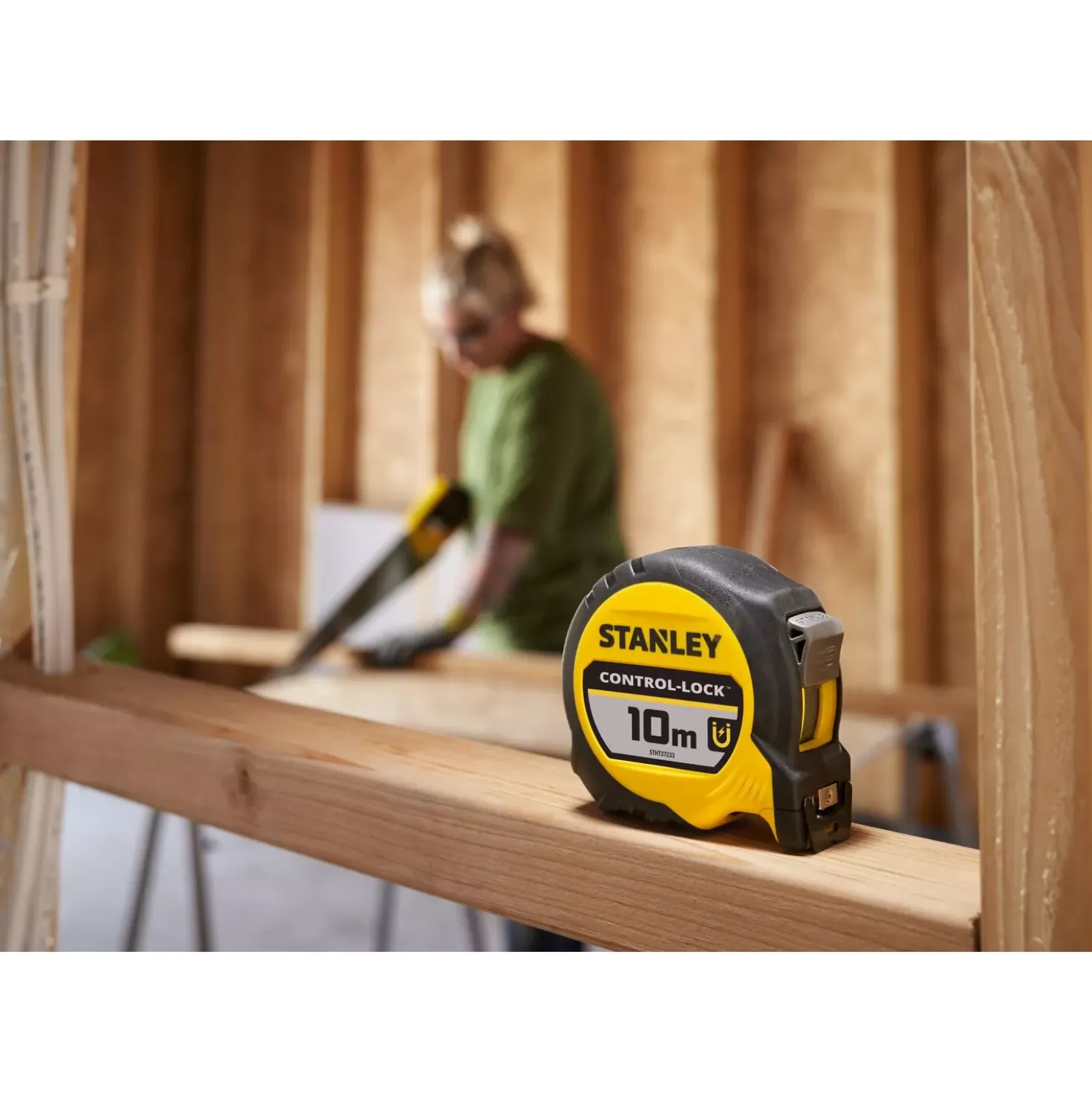 Stanley STHT37233-0 Rolmaat Control-Lock - 10m x 25mm