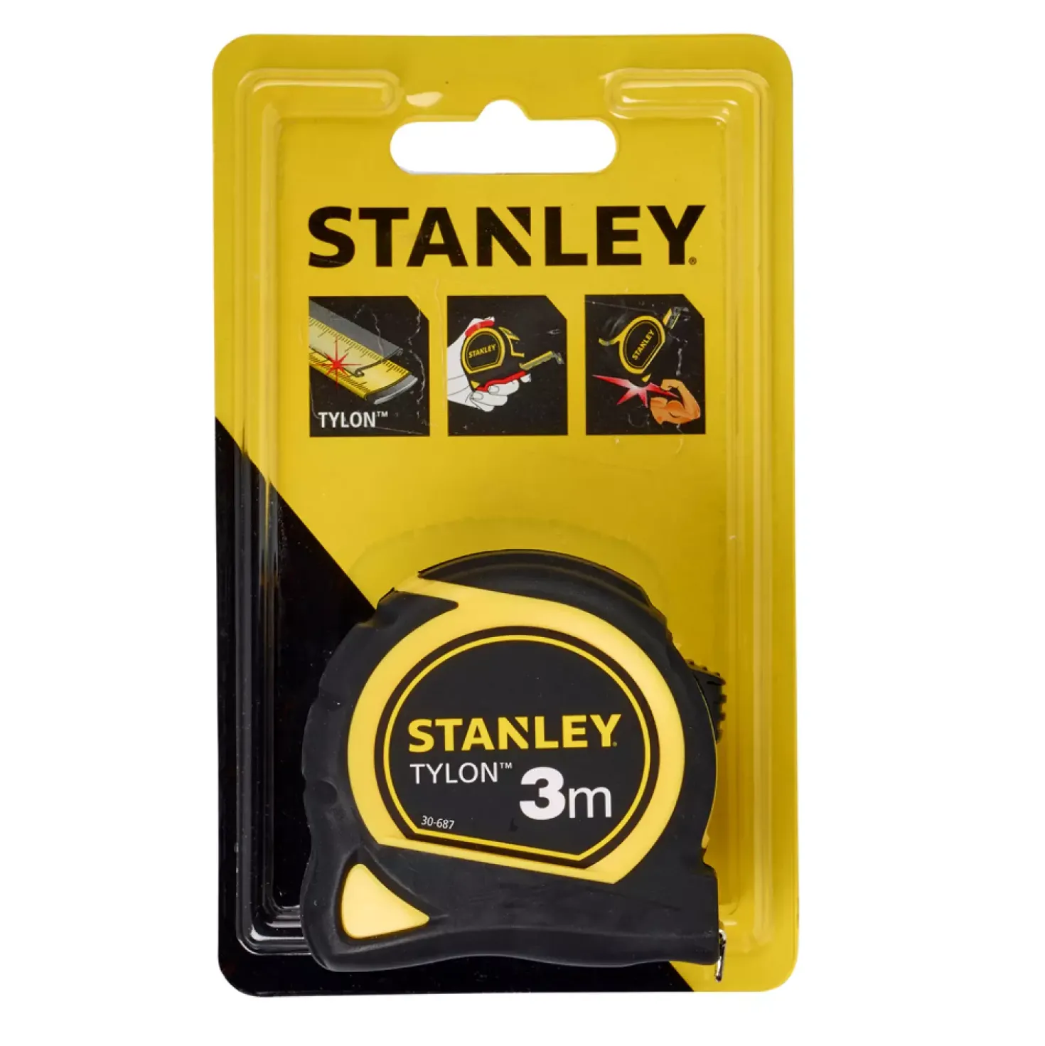 Stanley 0-30-687 Tylon Rolmaat - 3m x 12,7mm - Metrisch