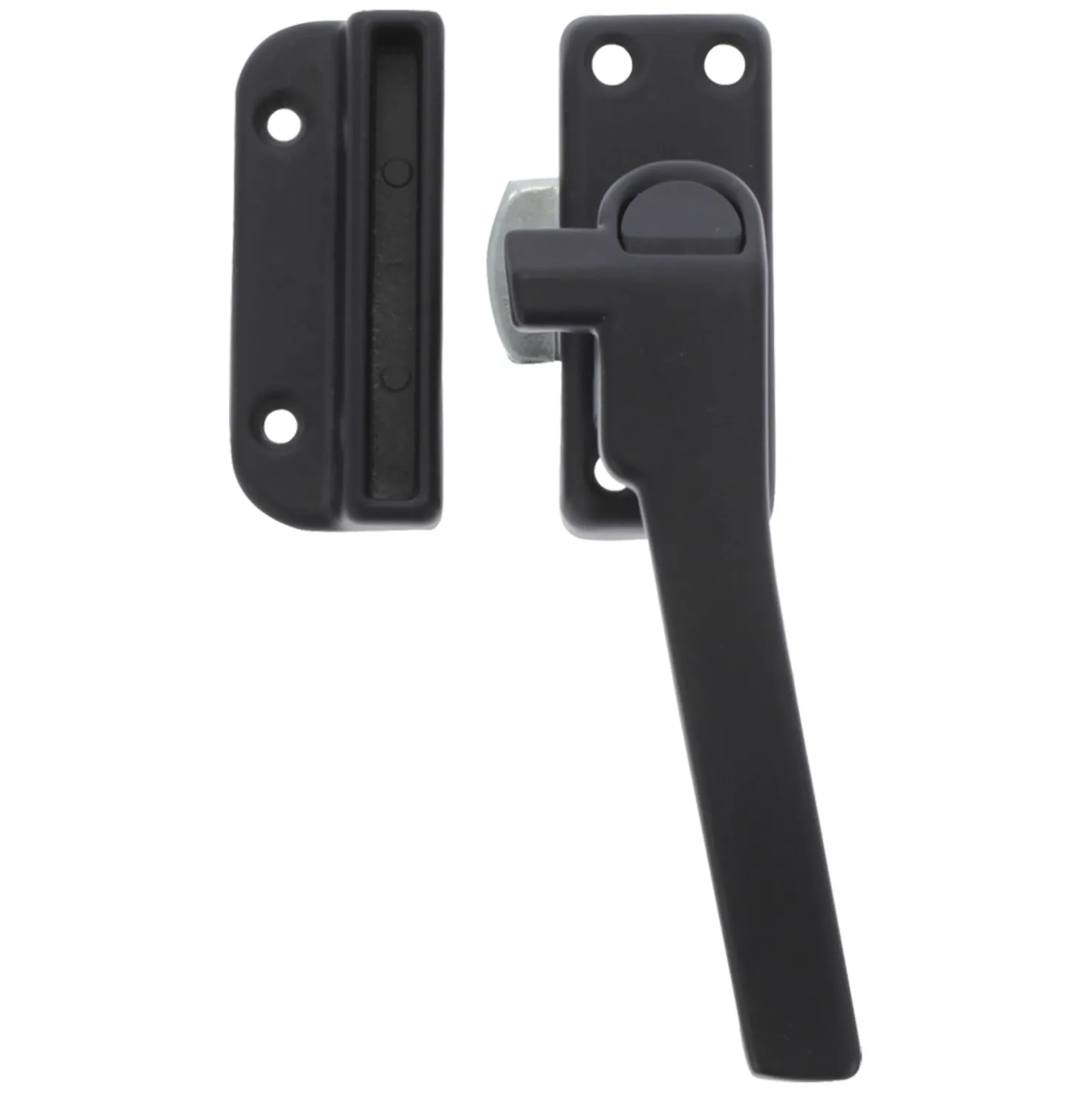 Starx 87.604.49 Raamsluiting met nok en knop - Rechts - Zwart