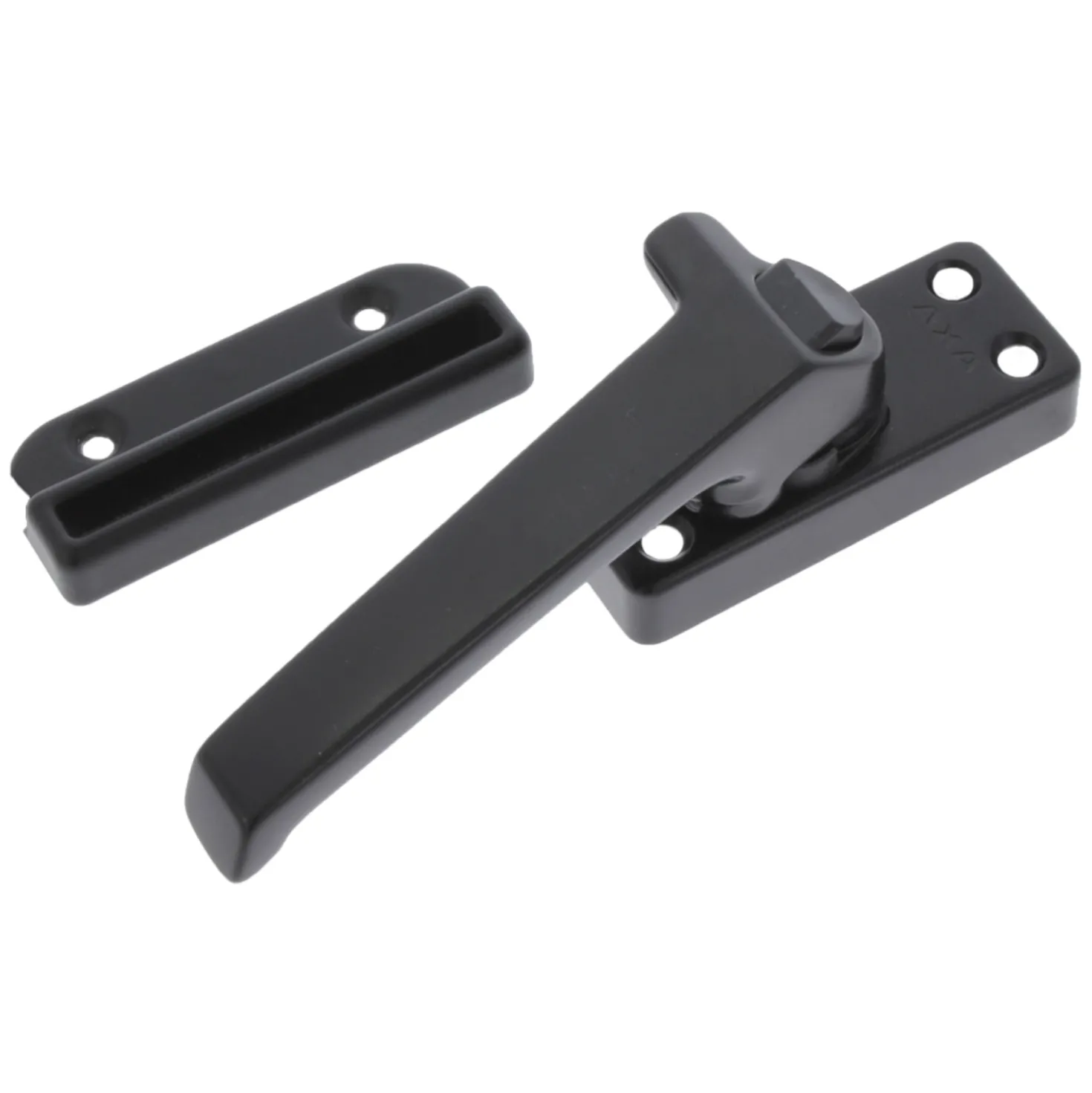 Starx 87.604.49 Raamsluiting met nok en knop - Rechts - Zwart