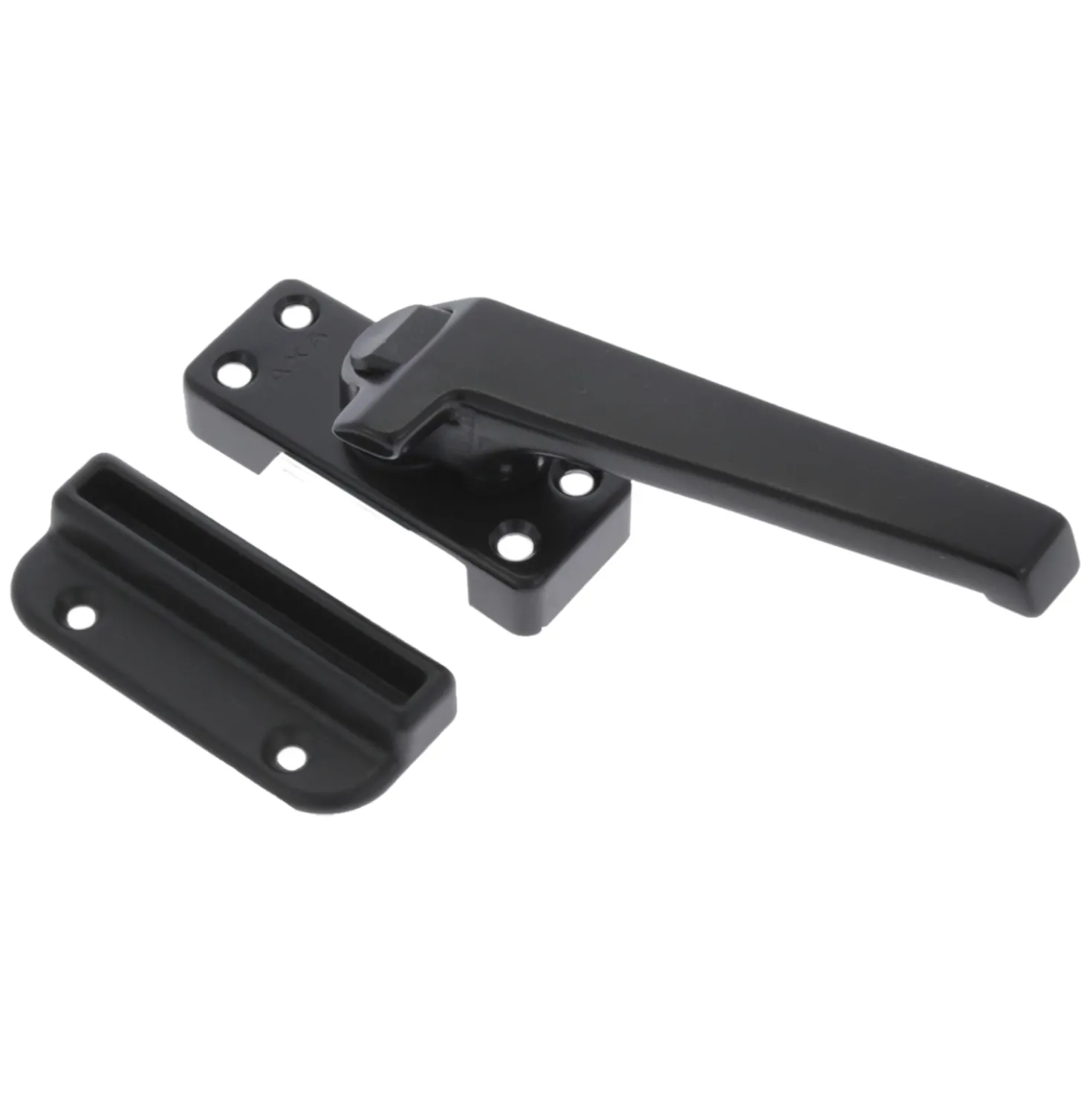 Starx 87.604.49 Raamsluiting met nok en knop - Rechts - Zwart
