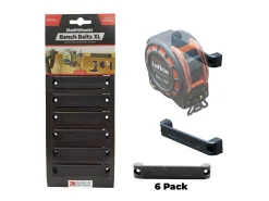 StealthMounts BB-XL-BLK-6 Bankriemen XL - Zwart - 6 stuks