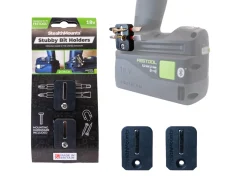 StealthMounts BH-FT-S-BLK-2 Stubby magnetische bithouder voor machines Festool - Zwart - 2 stuks