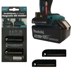 StealthMounts BH-MK-BLK-2 Magnetische bithouder voor machines Makita LXT - Zwart - 2-pack