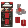 StealthMounts BH-M18-S-RED-2 Stubby magnetische bithouder voor machines Milwaukee M18 - Rood - 2 stuks