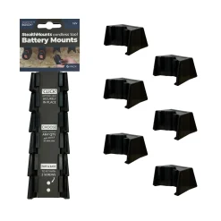 StealthMounts BM-BO108-BLK-6 Accuhouder voor Bosch 10.8/12V - Zwart - 6-pack