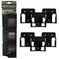 StealthMounts BM-MHH18-BLK-6 Accuhouder voor Hikoki 18V/36V - Zwart - 6-pack
