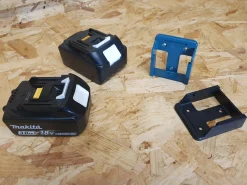 StealthMounts BM-MK18-BLU-6 Accuhouder voor Makita 18V LXT - Blauw - 6-pack