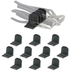 StealthMounts DHSP-PL-10 Drawer Hive Tangenhouder voor ladekast - zwart - 10 stuks