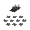 StealthMounts DHSP-3/8-SK-10 Drawer Hive Dophouder 3/8" voor ladekast - zwart - 10 stuks