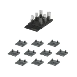 StealthMounts DHSP-3/8-SK-10 Drawer Hive Dophouder 3/8" voor ladekast - zwart - 10 stuks