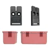StealthMounts OM-BIN-BLK-8 Bin Buddy Mount - voor Milwaukee PACKOUT / Ridgid / AEG / Keter - zwart - 8 stuks